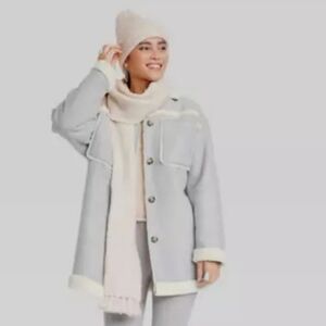 NWT Universal Thread Suede Coat SzXL